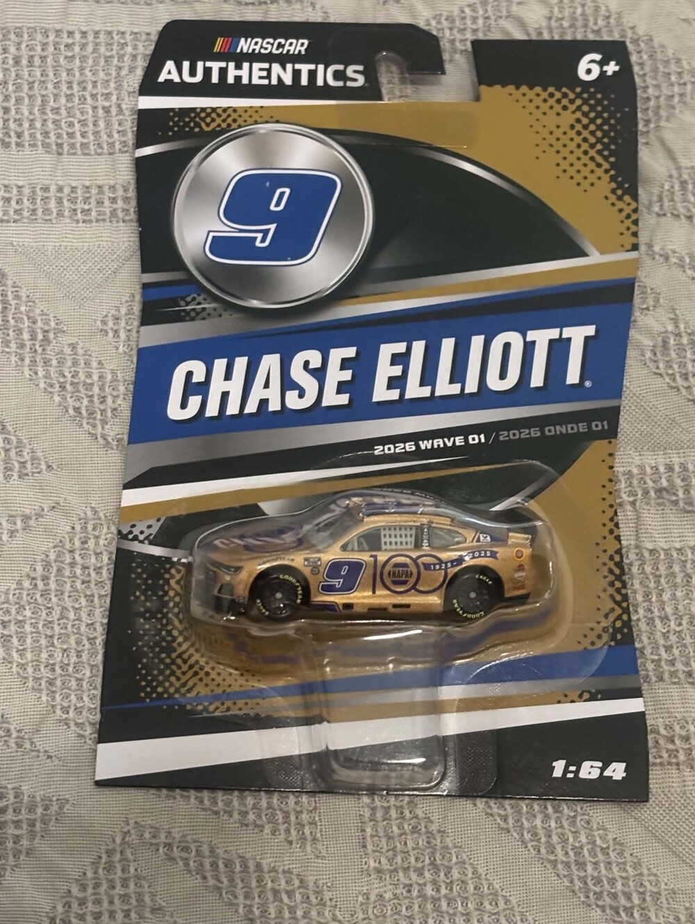 NASCAR Authentics Chase Elliott #9 NAPA 2026 Wave 01 1/64 Die-Cast Car